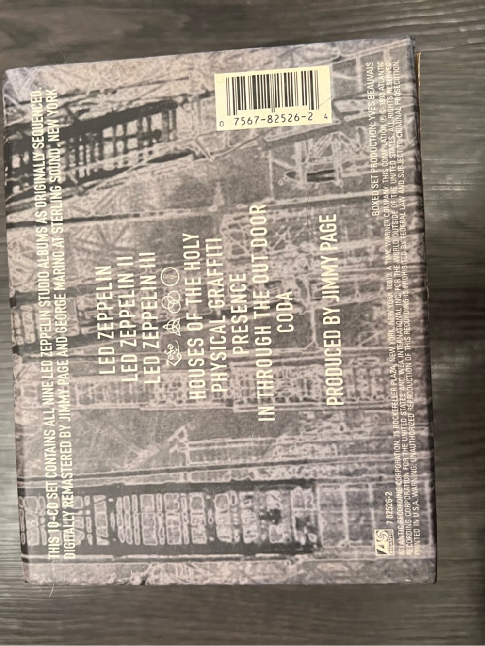 Led Zeppelin "The Complete Studio Recordings" Box Set - Picture 2 of 6